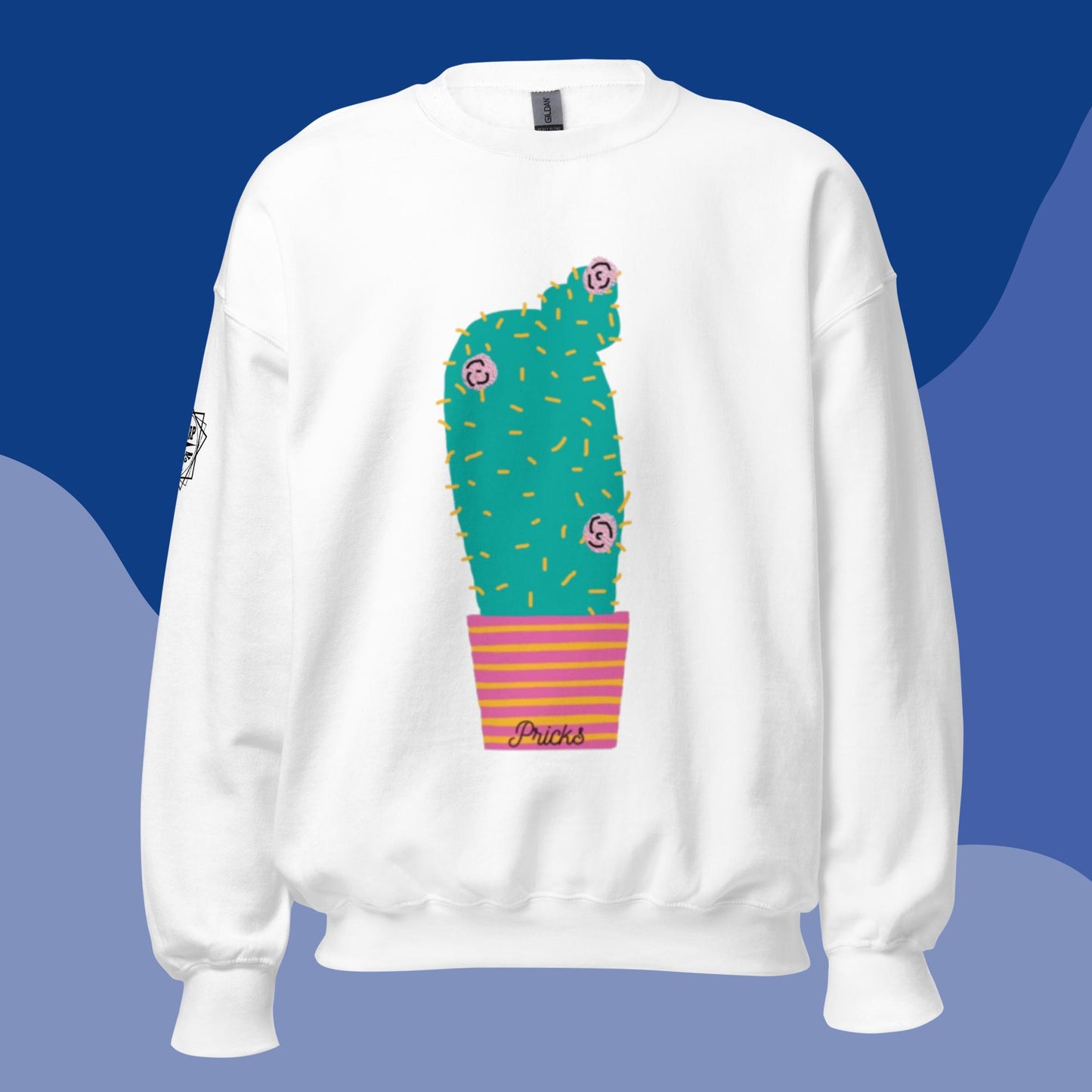 Sharp by Design 'Pricks' No.3 (Front Large) - Unisex Sweatshirt