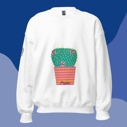 Sharp by Design 'Pricks' No.6 (Front Large) - Unisex Sweatshirt