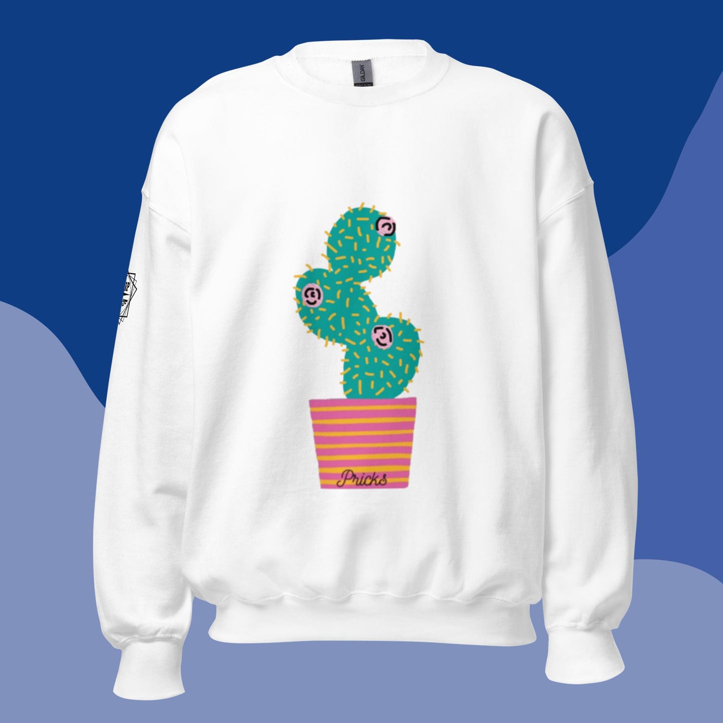 Sharp by Design 'Pricks' No.7 (Front Large) - Unisex Sweatshirt