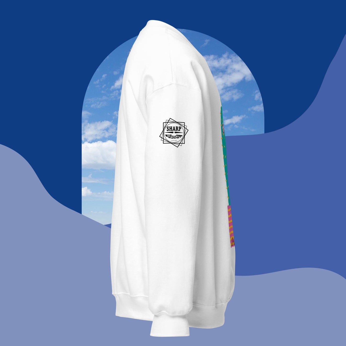Sharp by Design 'Pricks' No.3 (Front Large) - Unisex Sweatshirt