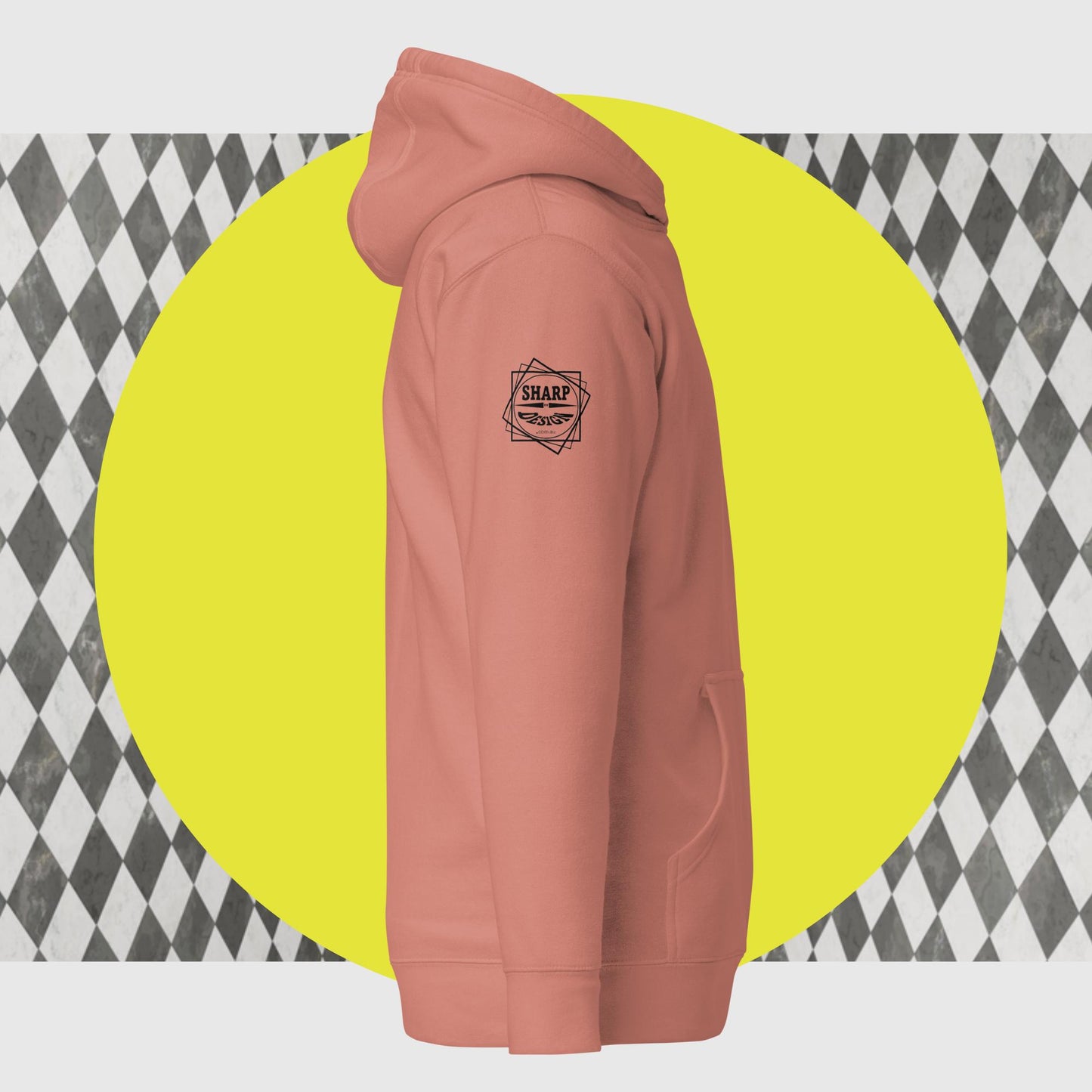 Sharp by Design 'Pricks' No.5 (Front Small) - Unisex Hoodie