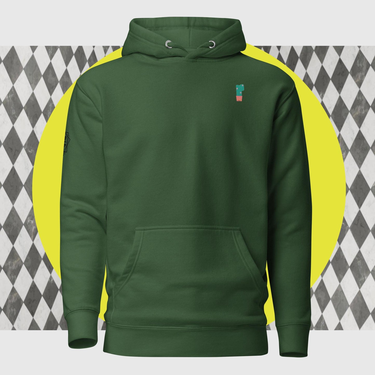 Sharp by Design 'Pricks' No.5 (Front Small) - Unisex Hoodie