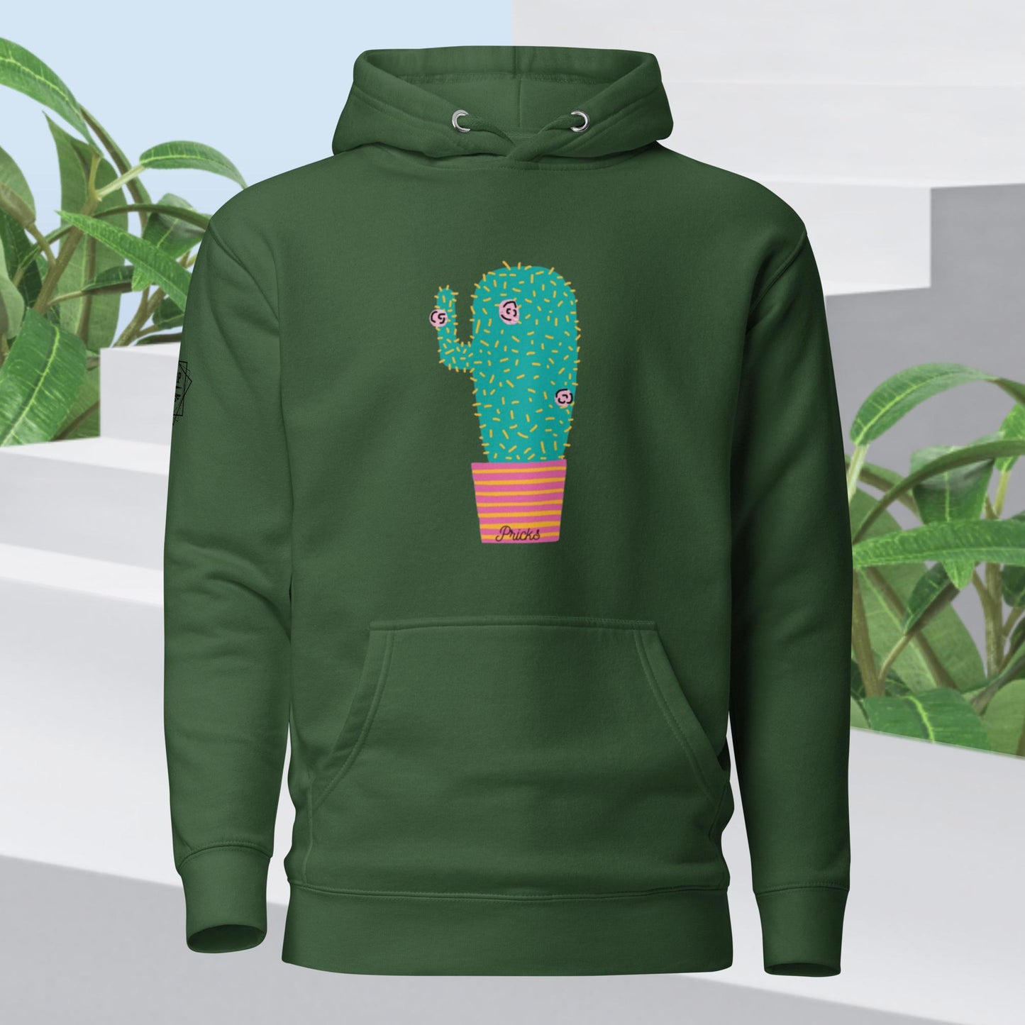 Sharp by Design 'Pricks' No.8 (Front Large) - Unisex Hoodie