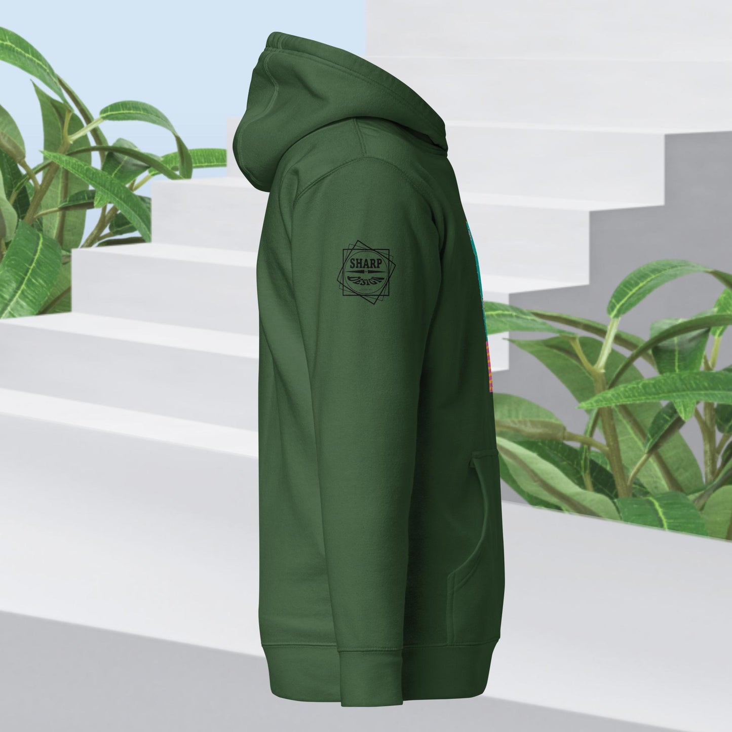 Sharp by Design 'Pricks' No.9 (Front Large) - Unisex Hoodie