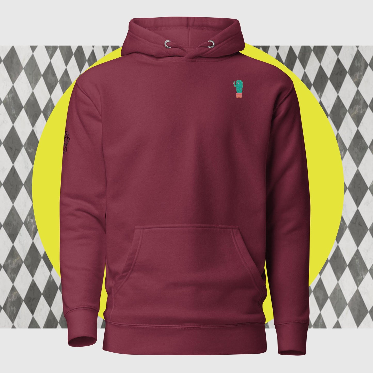 Sharp by Design 'Pricks' No.8 (Front Small) - Unisex Hoodie