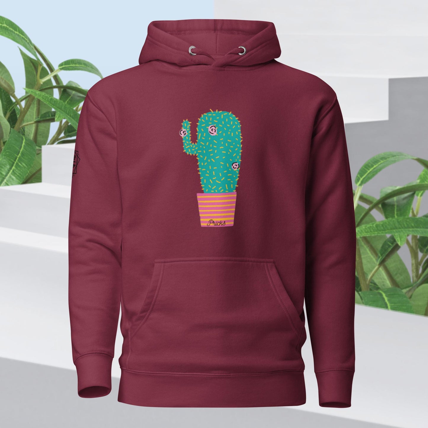 Sharp by Design 'Pricks' No.8 (Front Large) - Unisex Hoodie