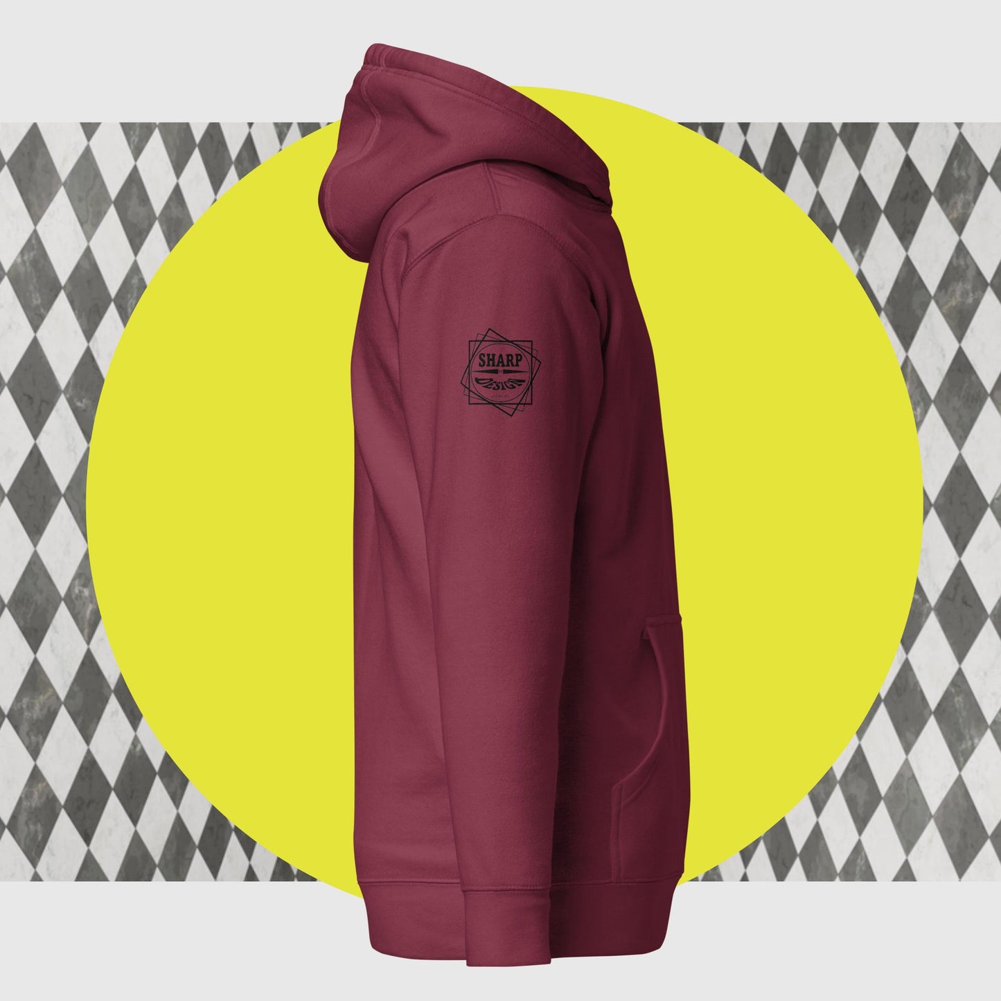 Sharp by Design 'Pricks' No.5 (Front Small) - Unisex Hoodie