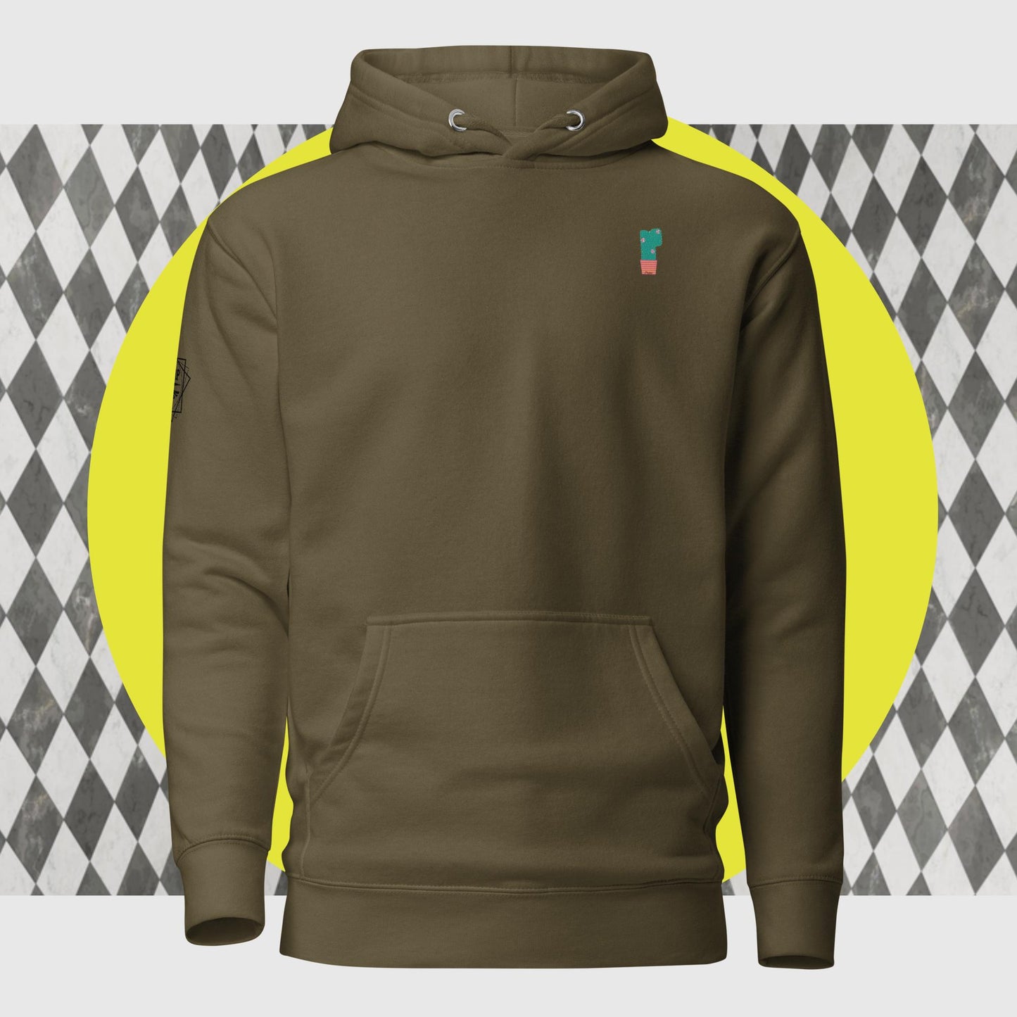 Sharp by Design 'Pricks' No.5 (Front Small) - Unisex Hoodie