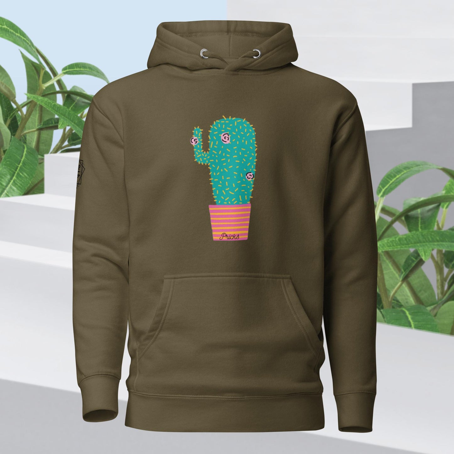 Sharp by Design 'Pricks' No.8 (Front Large) - Unisex Hoodie