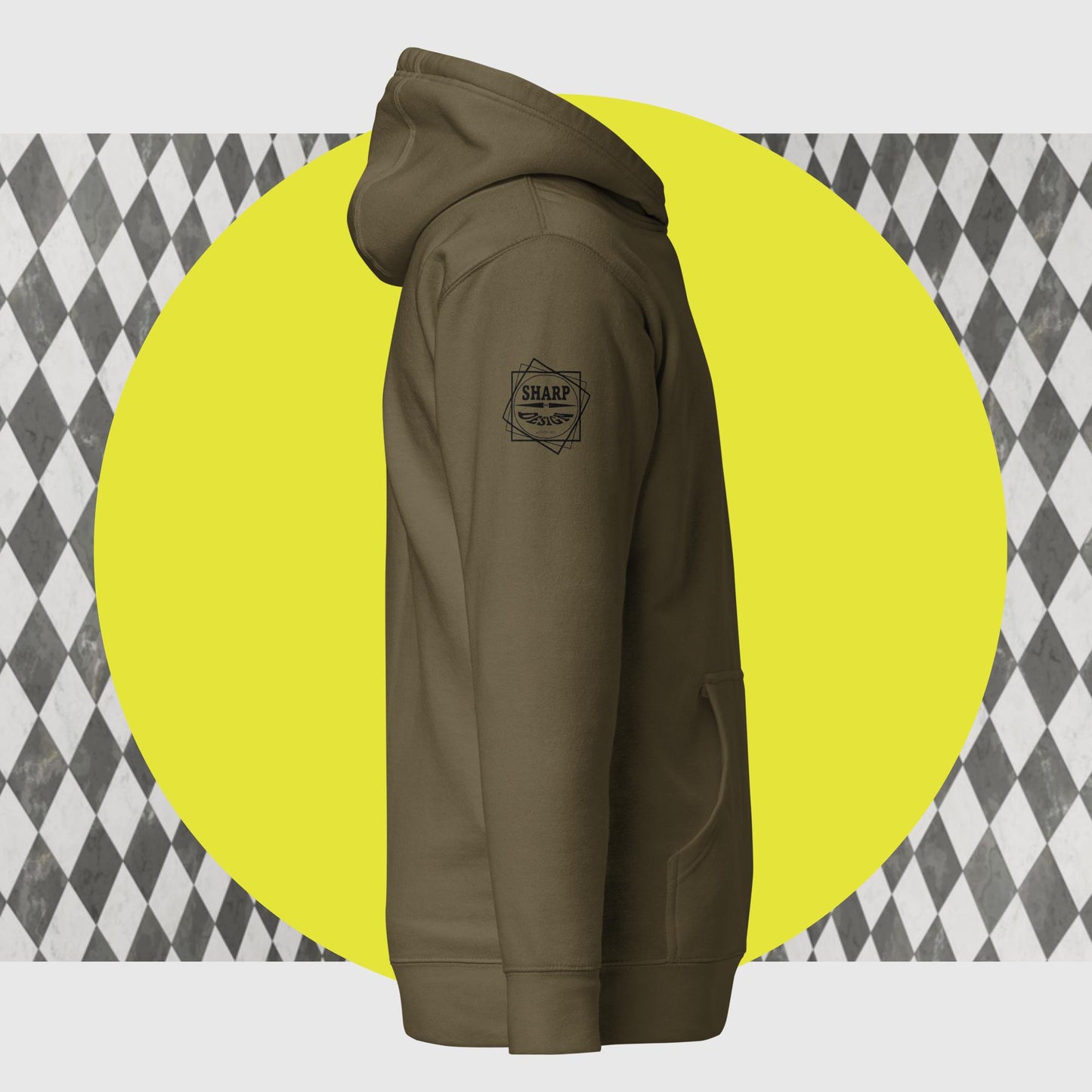 Sharp by Design 'Pricks' No.5 (Front Small) - Unisex Hoodie