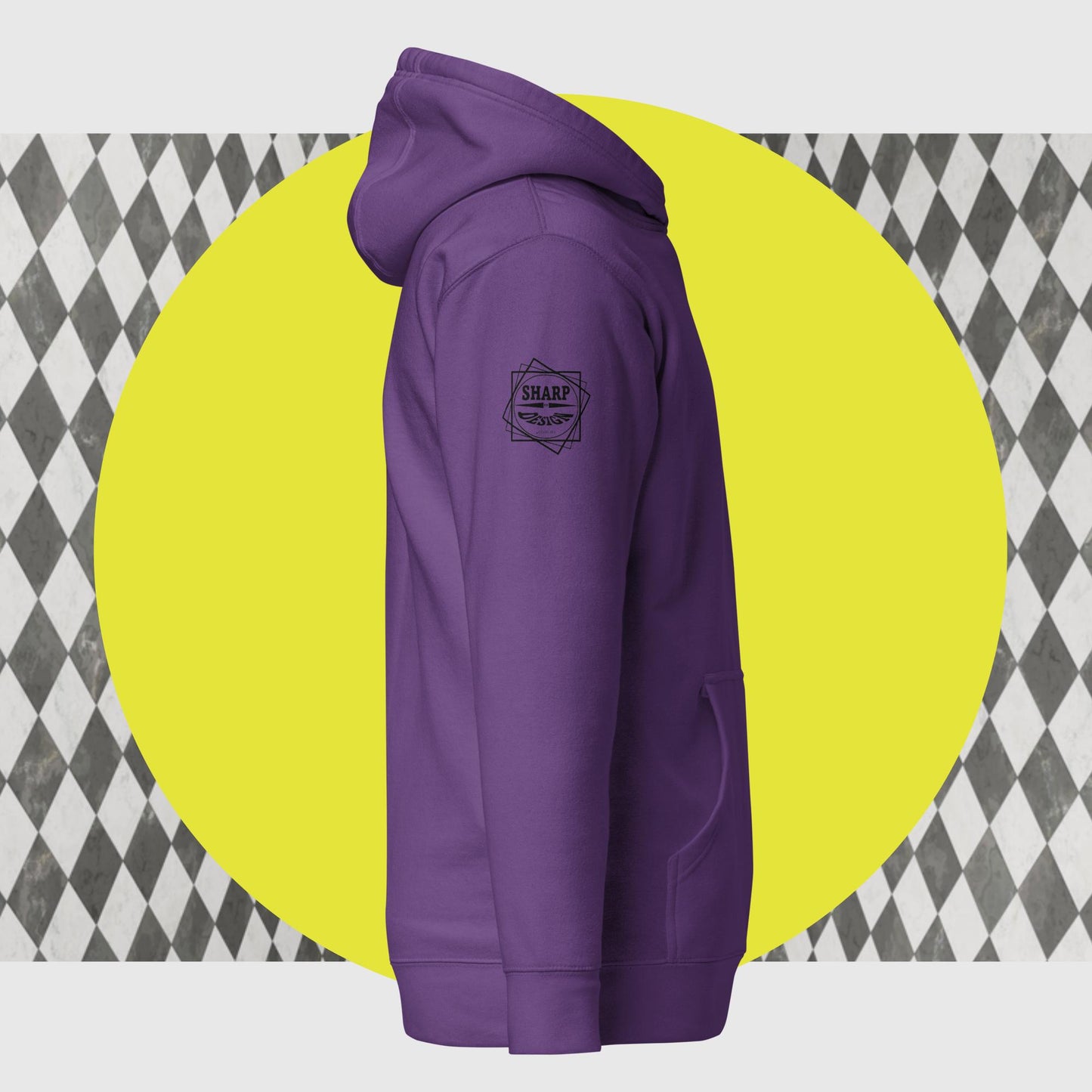 Sharp by Design 'Pricks' No.8 (Front Small) - Unisex Hoodie