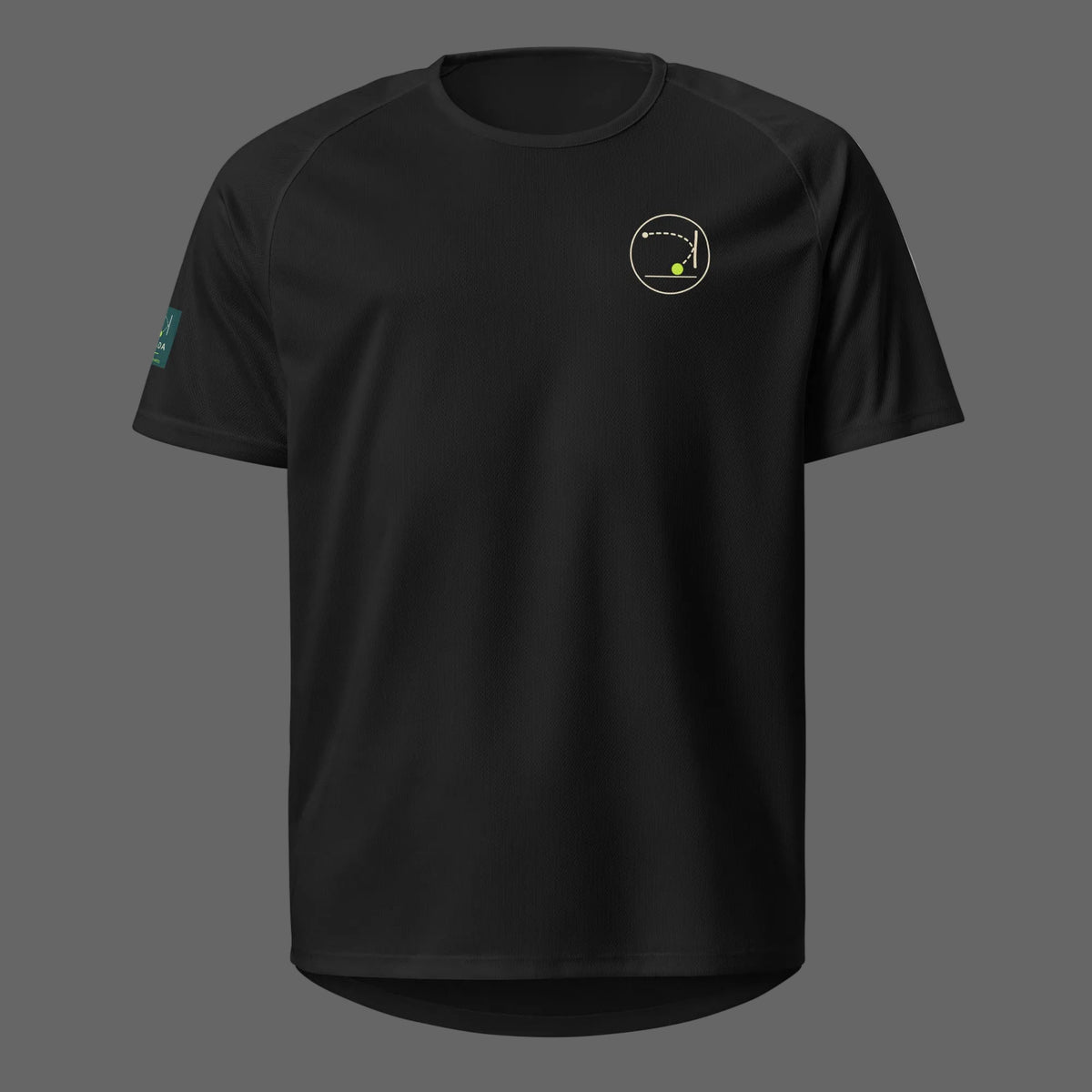 Front view of padel sports jersey