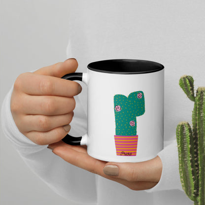 Sharp by Design 'Pricks' No.5 - Mug with Colour Inside