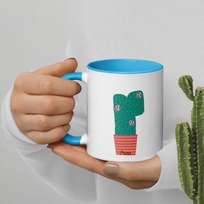 Sharp by Design 'Pricks' No.5 - Mug with Colour Inside