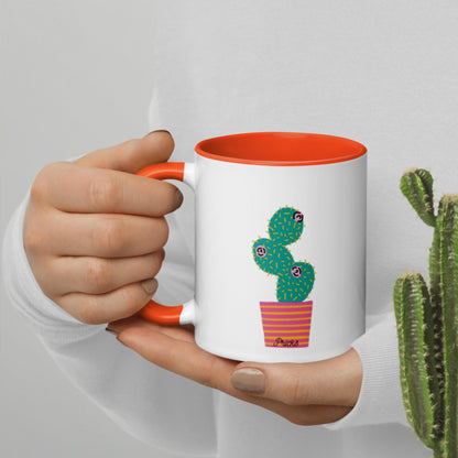 Sharp by Design 'Pricks' No.7 - Mug with Colour Inside