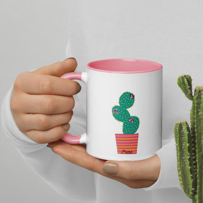 Sharp by Design 'Pricks' No.7 - Mug with Colour Inside