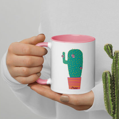 Sharp by Design 'Pricks' No.8 - Mug with Colour Inside