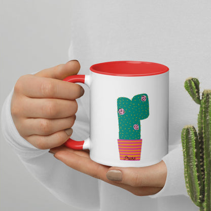 Sharp by Design 'Pricks' No.5 - Mug with Colour Inside