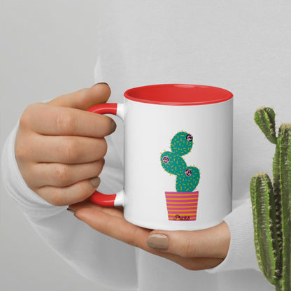 Sharp by Design 'Pricks' No.7 - Mug with Colour Inside