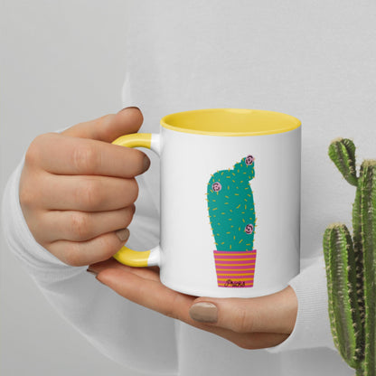 Sharp by Design 'Pricks' No.3 - Mug with Colour Inside