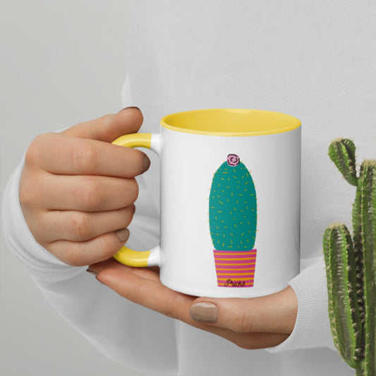 Sharp by Design 'Pricks' No.4 - Mug with Colour Inside
