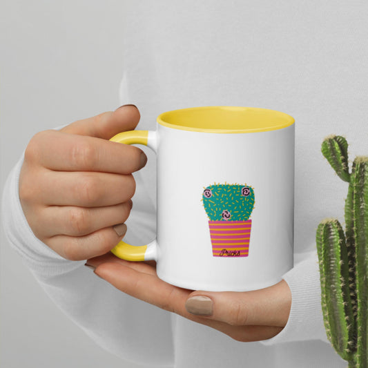 Sharp by Design 'Pricks' No.6 - Mug with Colour Inside