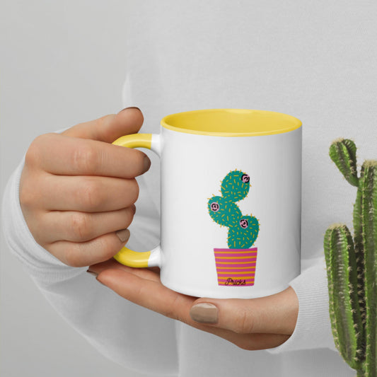 Sharp by Design 'Pricks' No.7 - Mug with Colour Inside