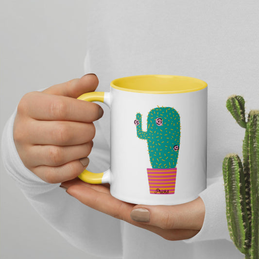 Sharp by Design 'Pricks' No.8 - Mug with Colour Inside
