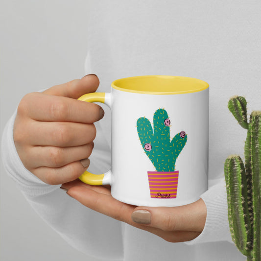 Sharp by Design 'Pricks' No.10 - Mug with Colour Inside